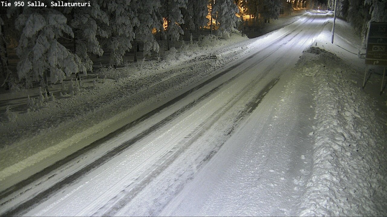 Kelikamerat Kuva Tie 950 Salla, Sallatunturi, Salla, Lappi