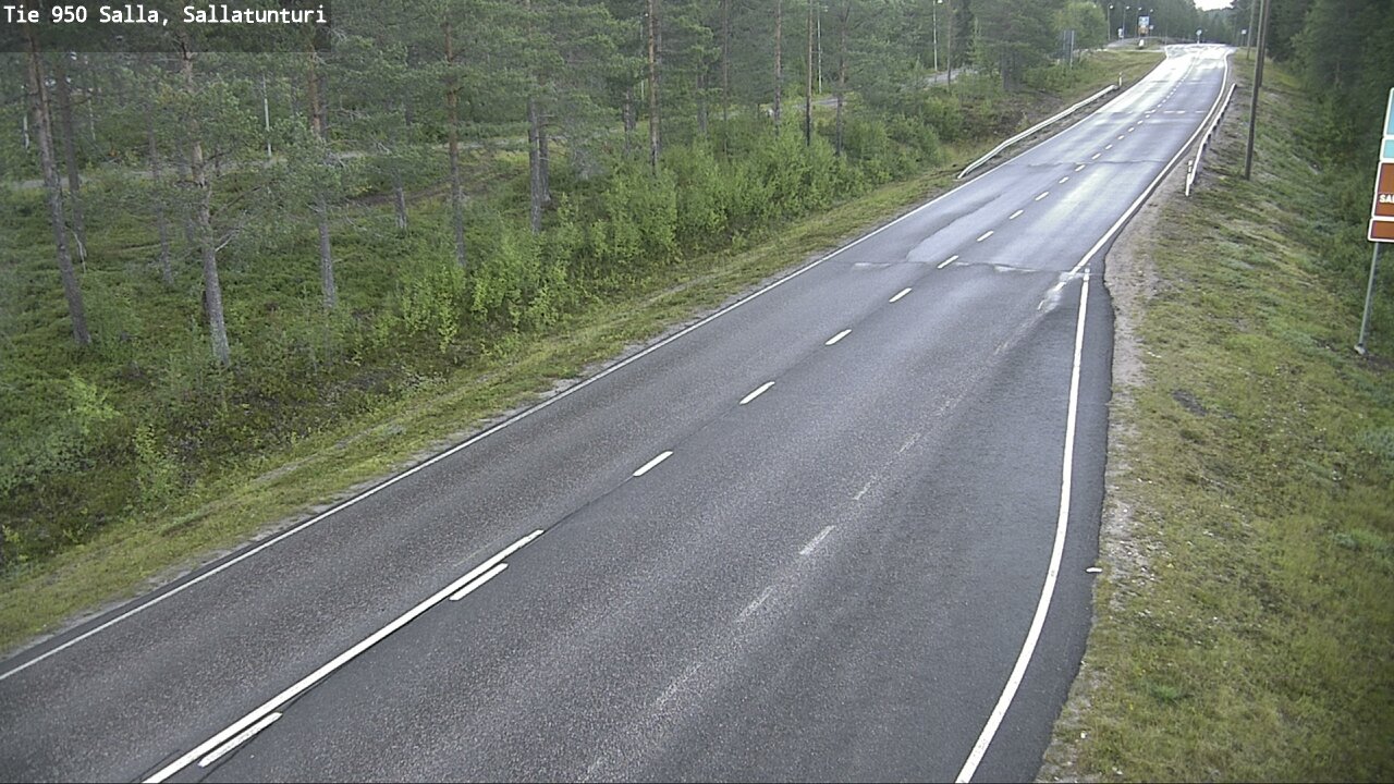 Weather Camera Image Road 950 Salla, Sallatunturi, Salla, Lappi