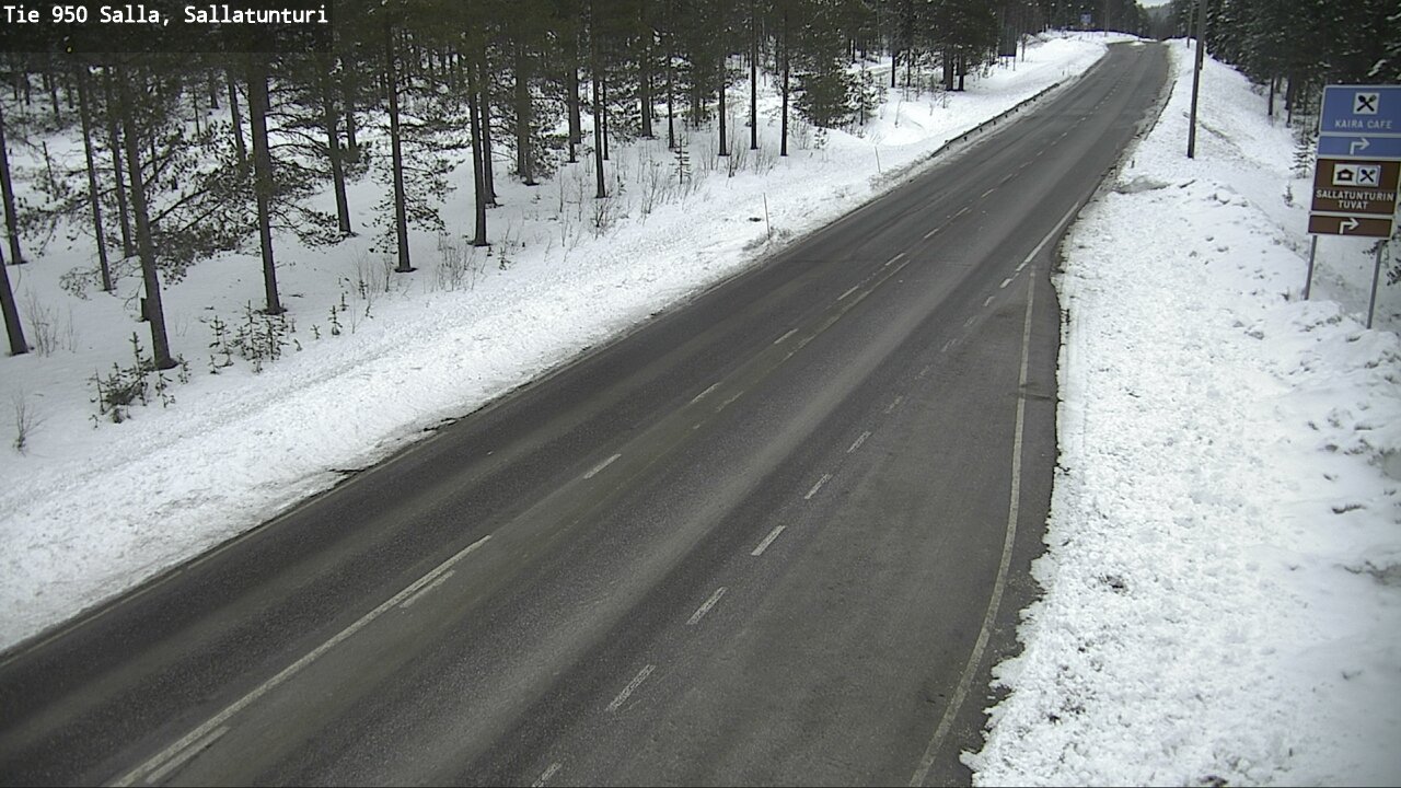 Kelikamerat Kuva Tie 950 Salla, Sallatunturi, Salla, Lappi