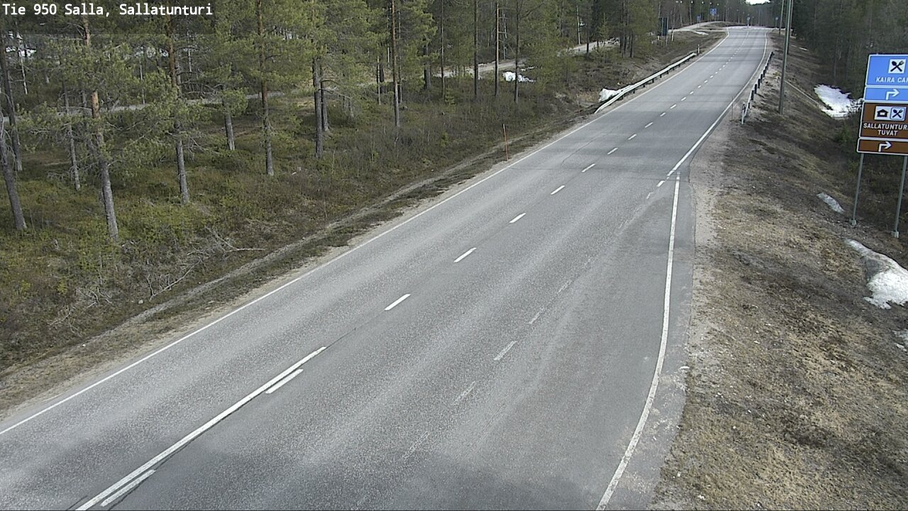 Kelikamerat Kuva Tie 950 Salla, Sallatunturi, Salla, Lappi