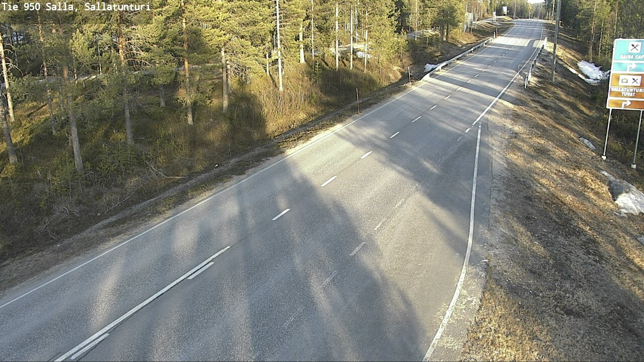 Kelikamerat Kuva Tie 950 Salla, Sallatunturi, Salla, Lappi