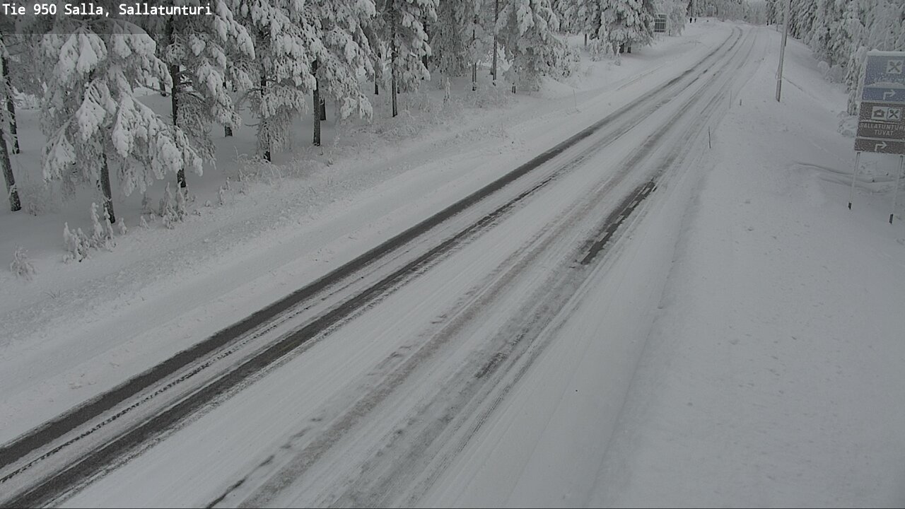 Kelikamerat Kuva Tie 950 Salla, Sallatunturi, Salla, Lappi