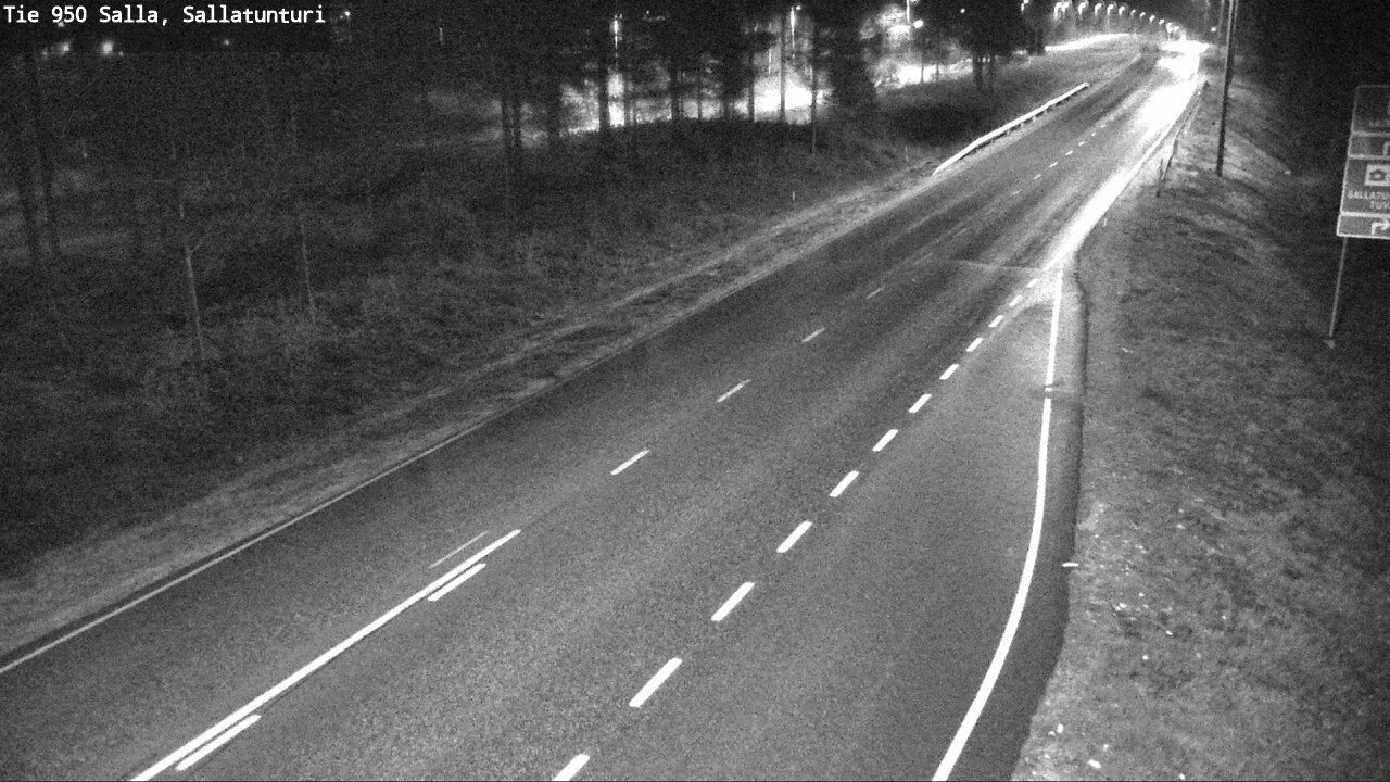 Kelikamerat Kuva Tie 950 Salla, Sallatunturi, Salla, Lappi