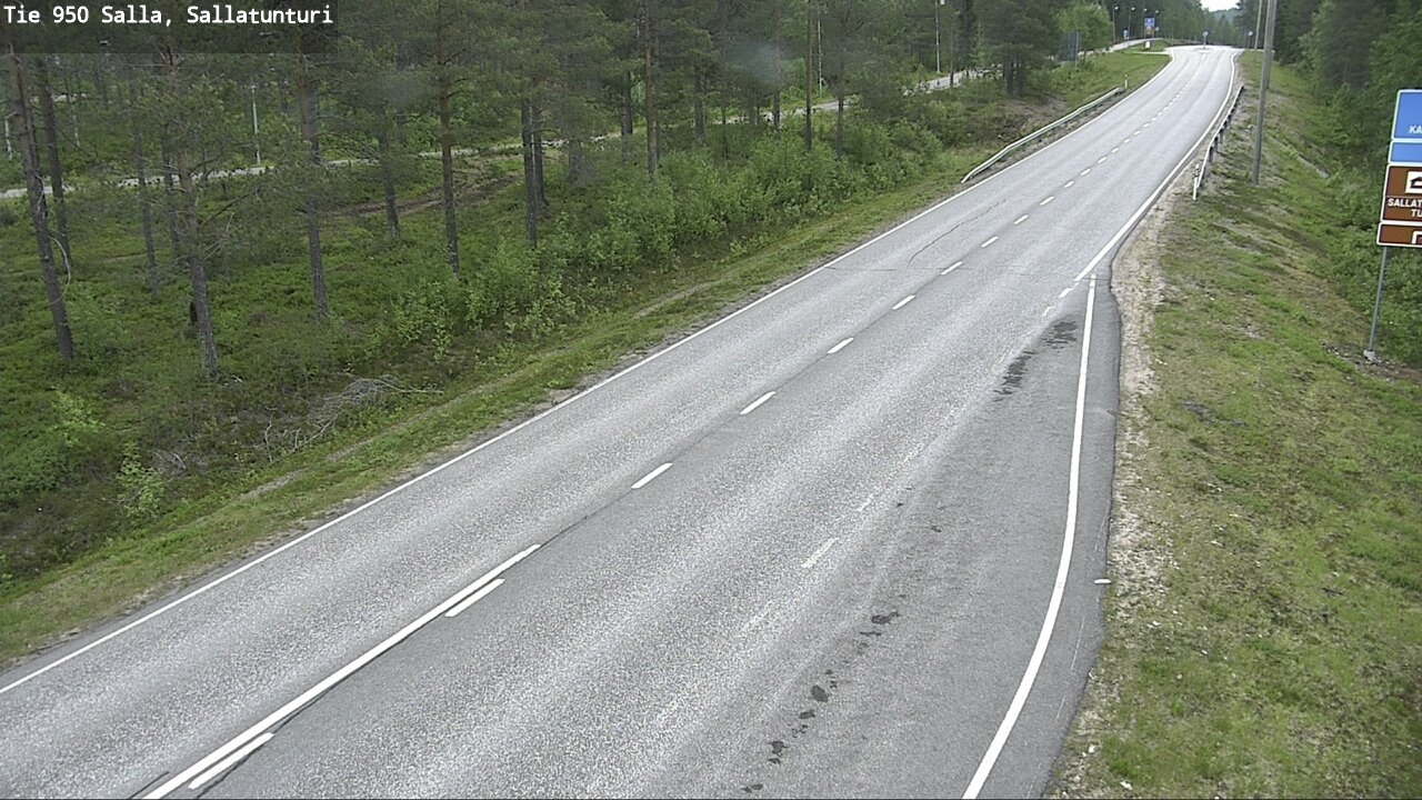 Kelikamerat Kuva Tie 950 Salla, Sallatunturi, Salla, Lappi