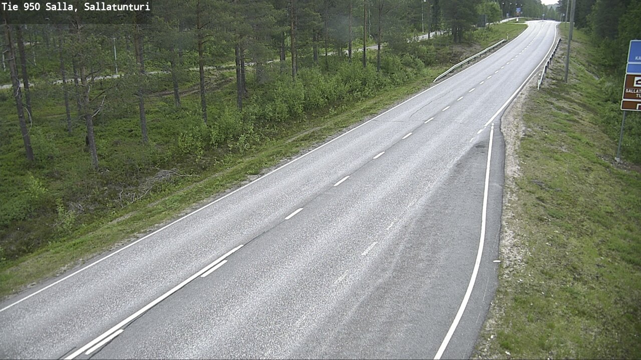Kelikamerat Kuva Tie 950 Salla, Sallatunturi, Salla, Lappi