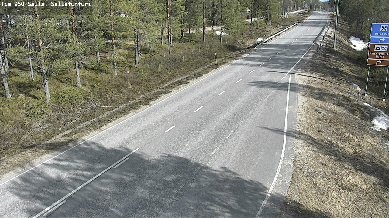 Kelikamerat Kuva Tie 950 Salla, Sallatunturi, Salla, Lappi