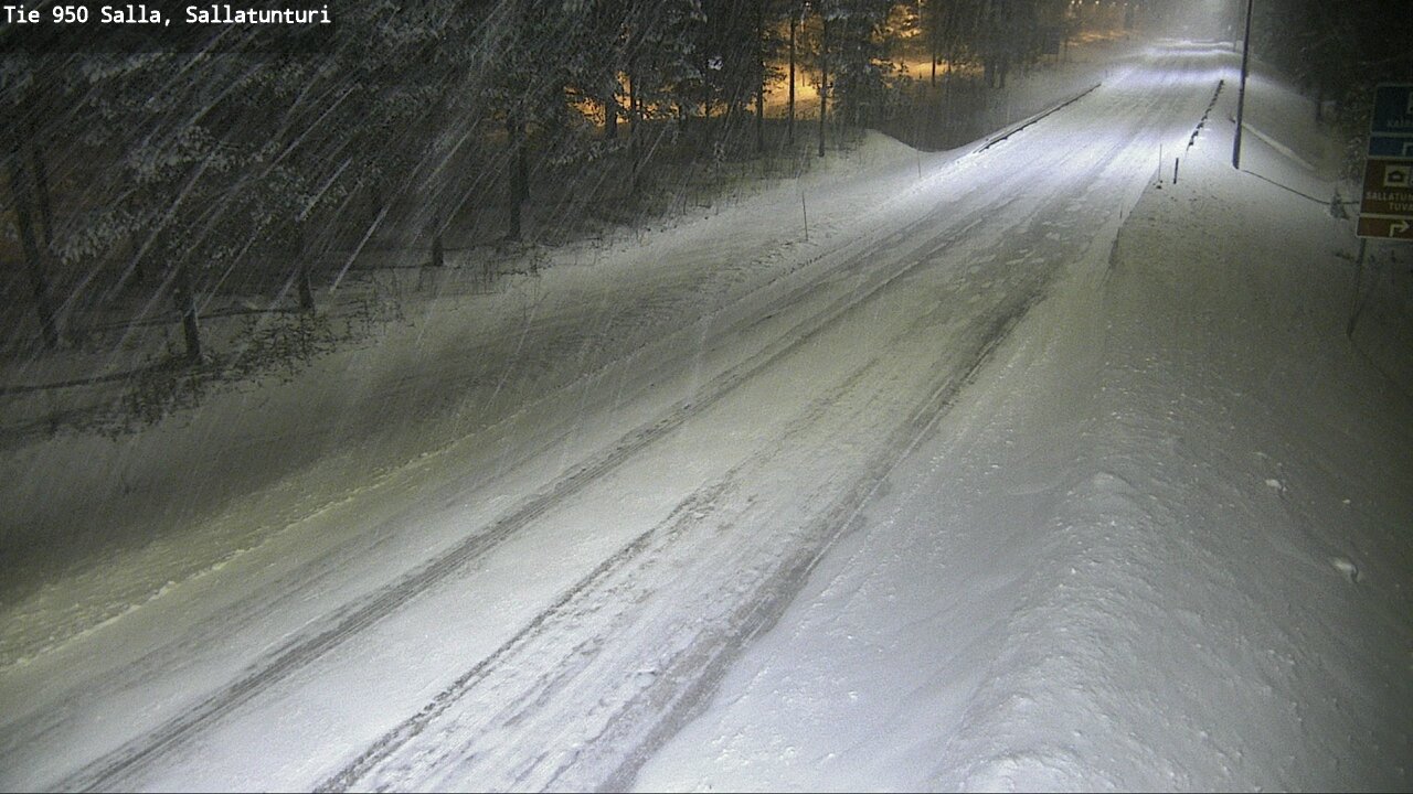 Weather Camera Image Road 950 Salla, Sallatunturi, Salla, Lappi