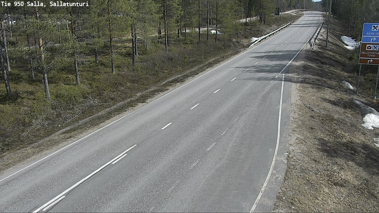 Kelikamerat Kuva Tie 950 Salla, Sallatunturi, Salla, Lappi