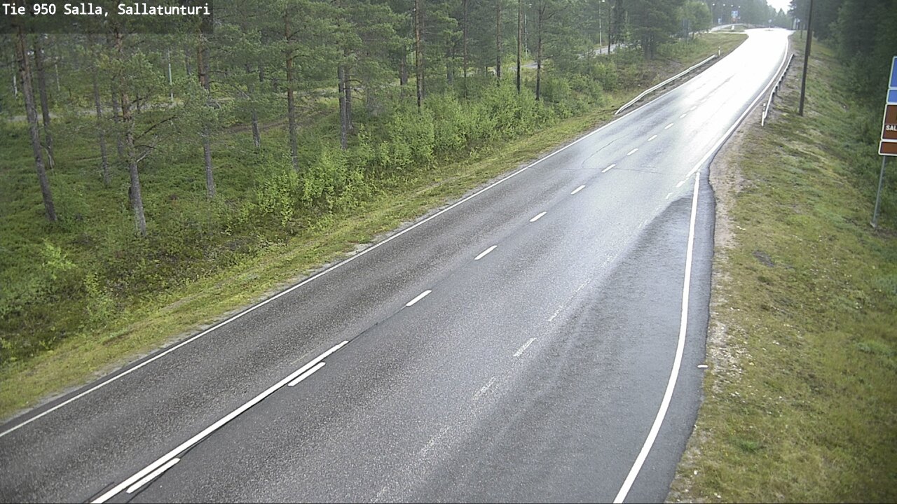 Weather Camera Image Road 950 Salla, Sallatunturi, Salla, Lappi