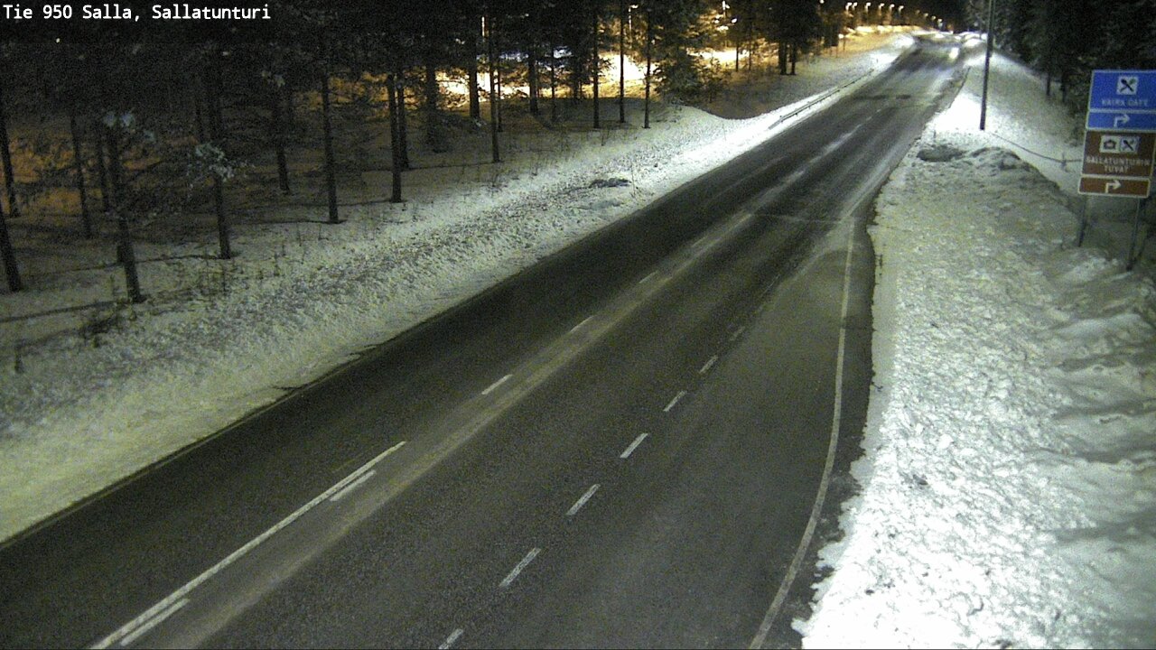 Kelikamerat Kuva Tie 950 Salla, Sallatunturi, Salla, Lappi