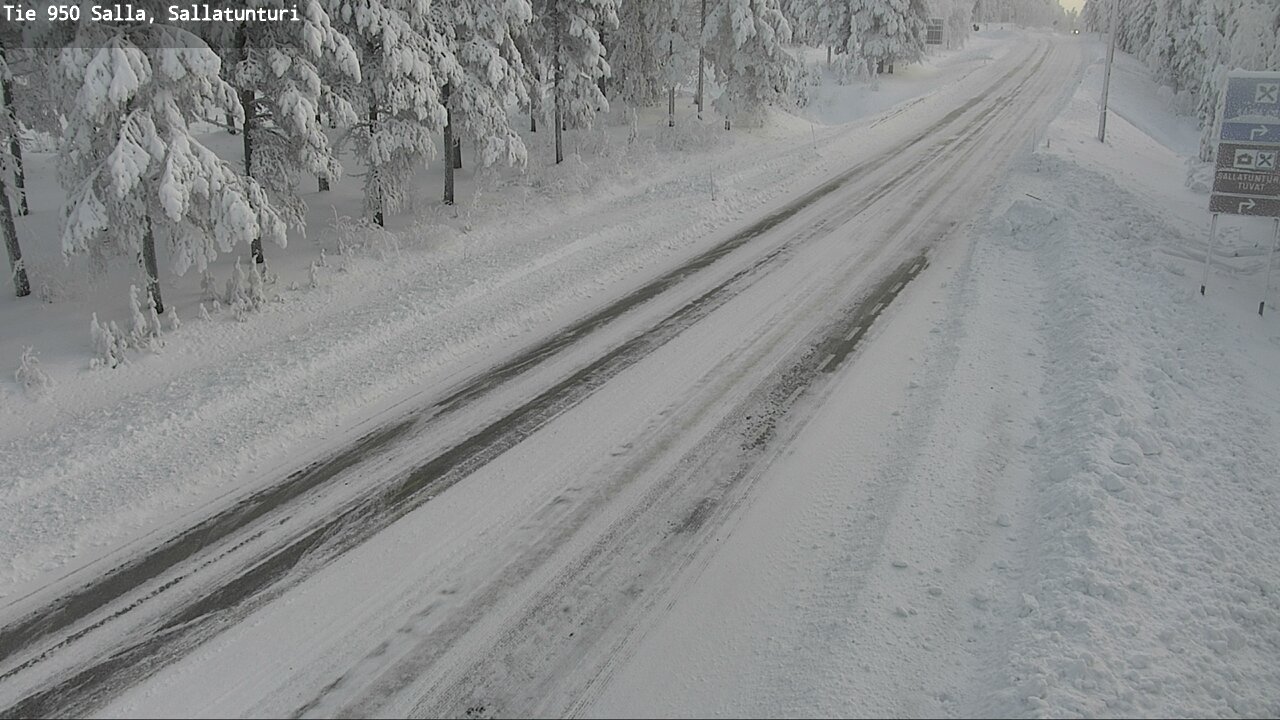 Kelikamerat Kuva Tie 950 Salla, Sallatunturi, Salla, Lappi