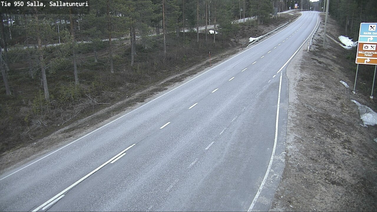 Kelikamerat Kuva Tie 950 Salla, Sallatunturi, Salla, Lappi