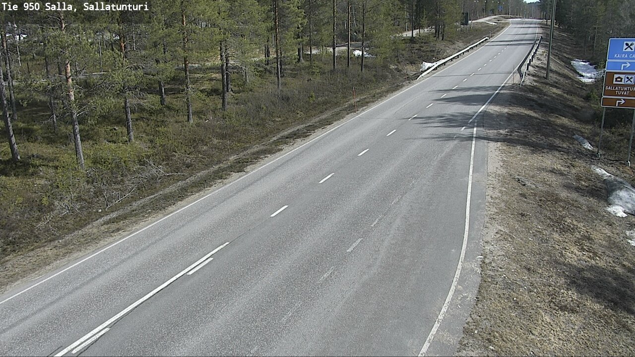 Kelikamerat Kuva Tie 950 Salla, Sallatunturi, Salla, Lappi
