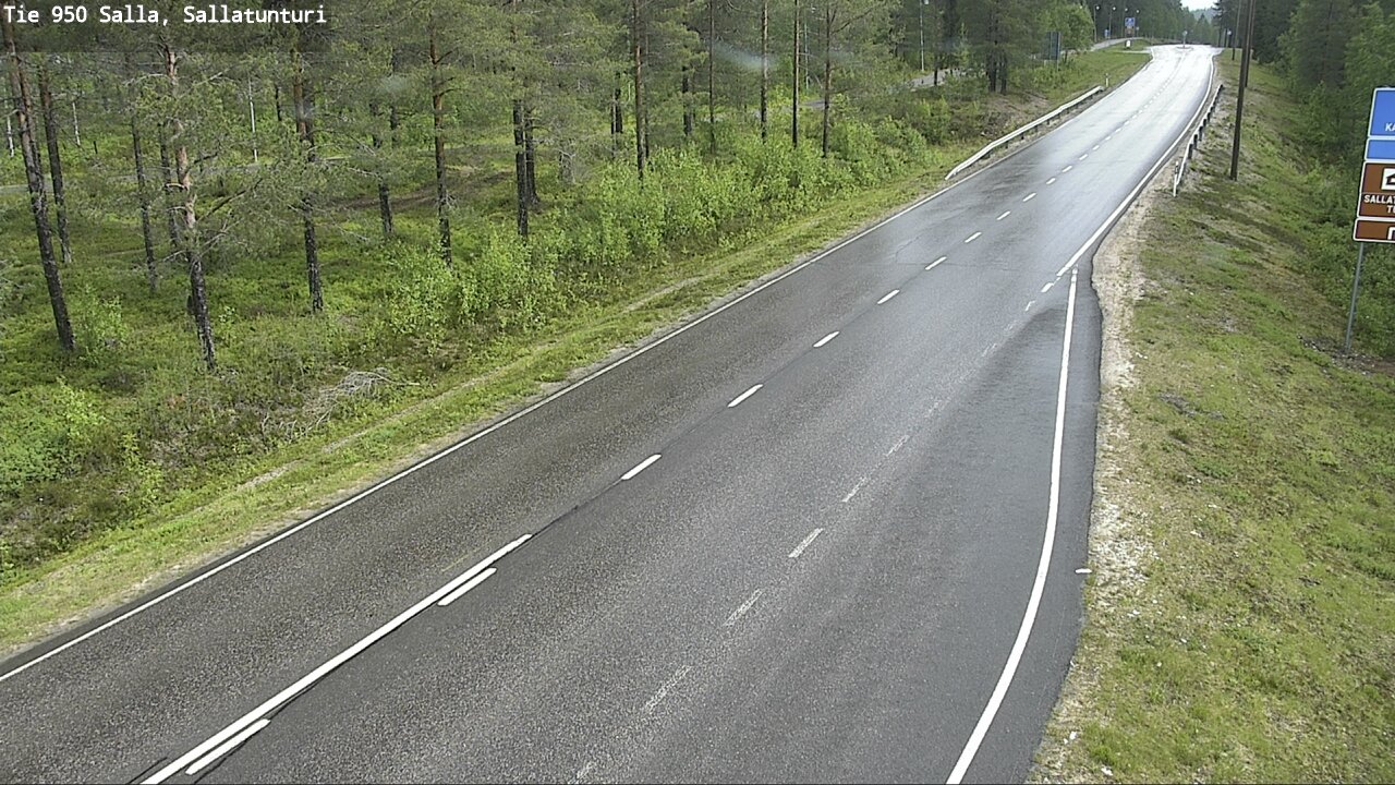 Kelikamerat Kuva Tie 950 Salla, Sallatunturi, Salla, Lappi