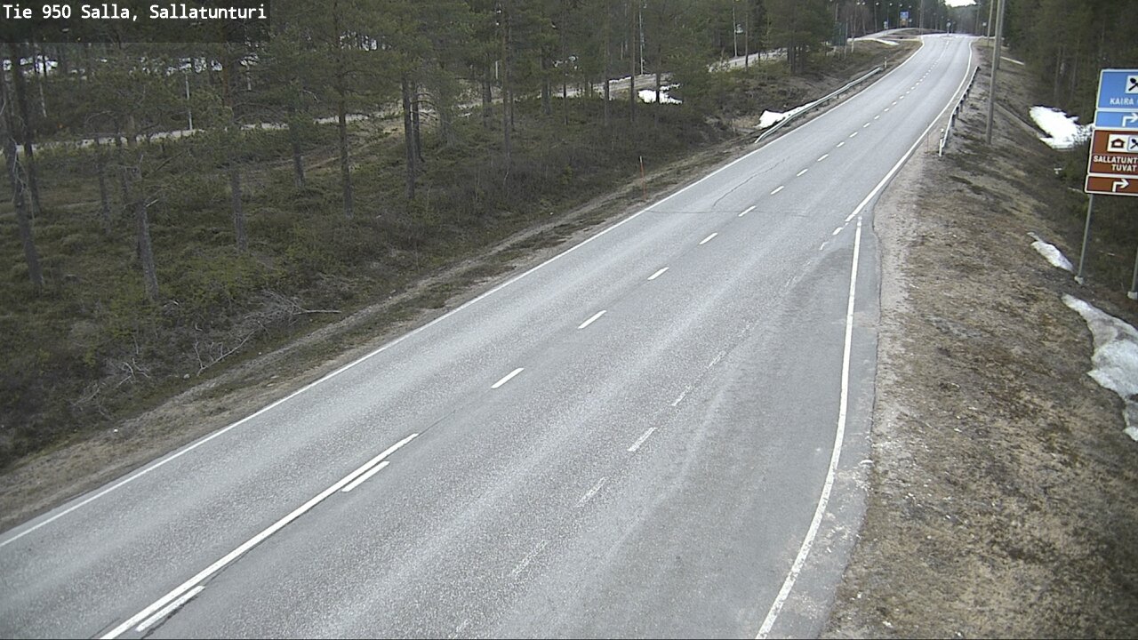 Kelikamerat Kuva Tie 950 Salla, Sallatunturi, Salla, Lappi