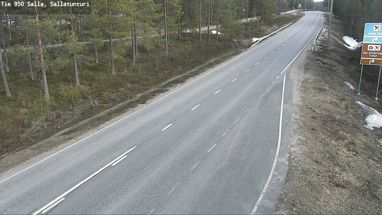 Kelikamerat Kuva Tie 950 Salla, Sallatunturi, Salla, Lappi