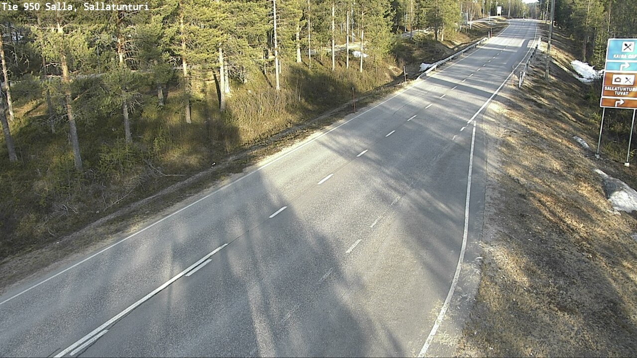 Kelikamerat Kuva Tie 950 Salla, Sallatunturi, Salla, Lappi