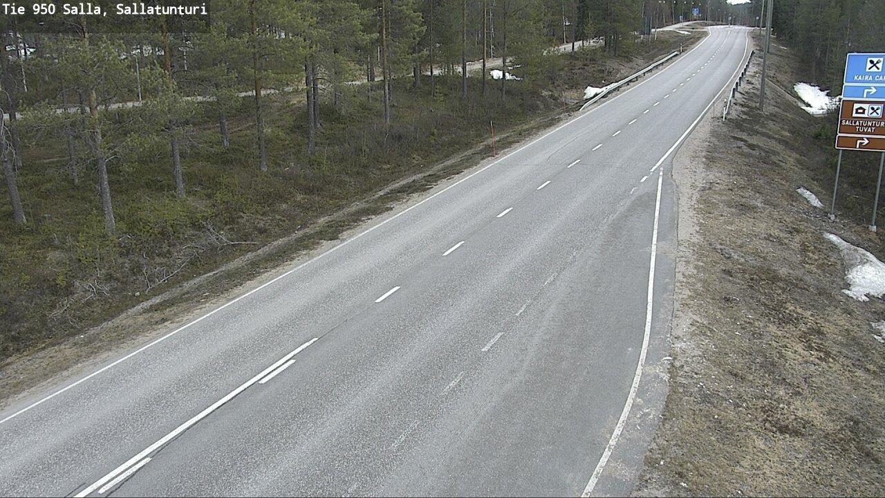 Kelikamerat Kuva Tie 950 Salla, Sallatunturi, Salla, Lappi