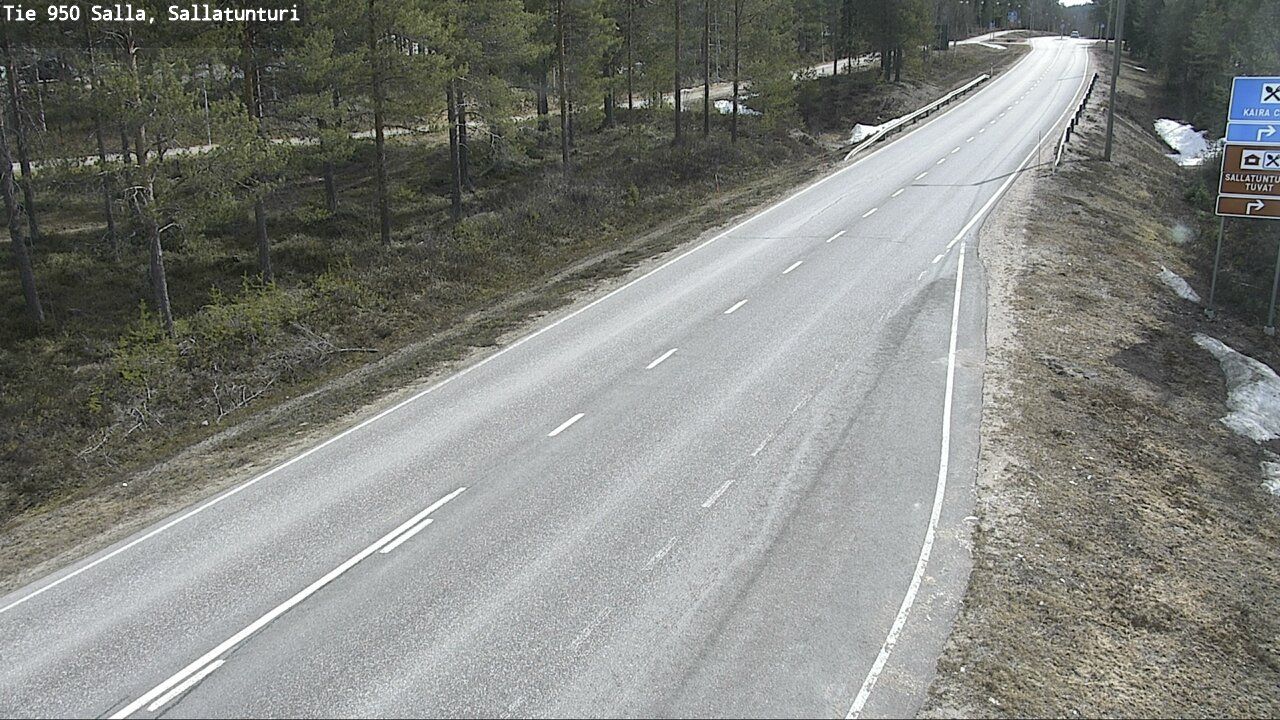 Kelikamerat Kuva Tie 950 Salla, Sallatunturi, Salla, Lappi