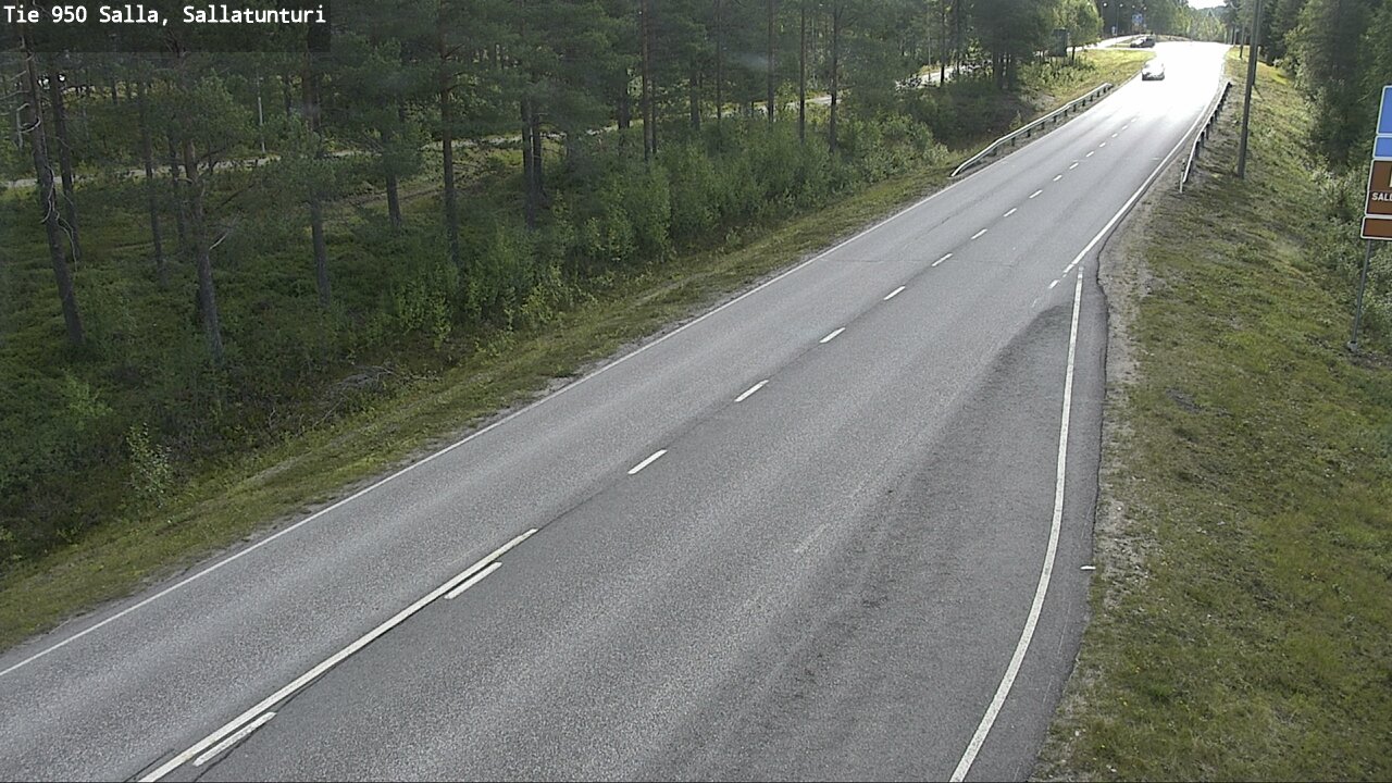 Weather Camera Image Road 950 Salla, Sallatunturi, Salla, Lappi