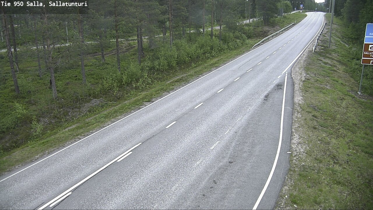 Kelikamerat Kuva Tie 950 Salla, Sallatunturi, Salla, Lappi