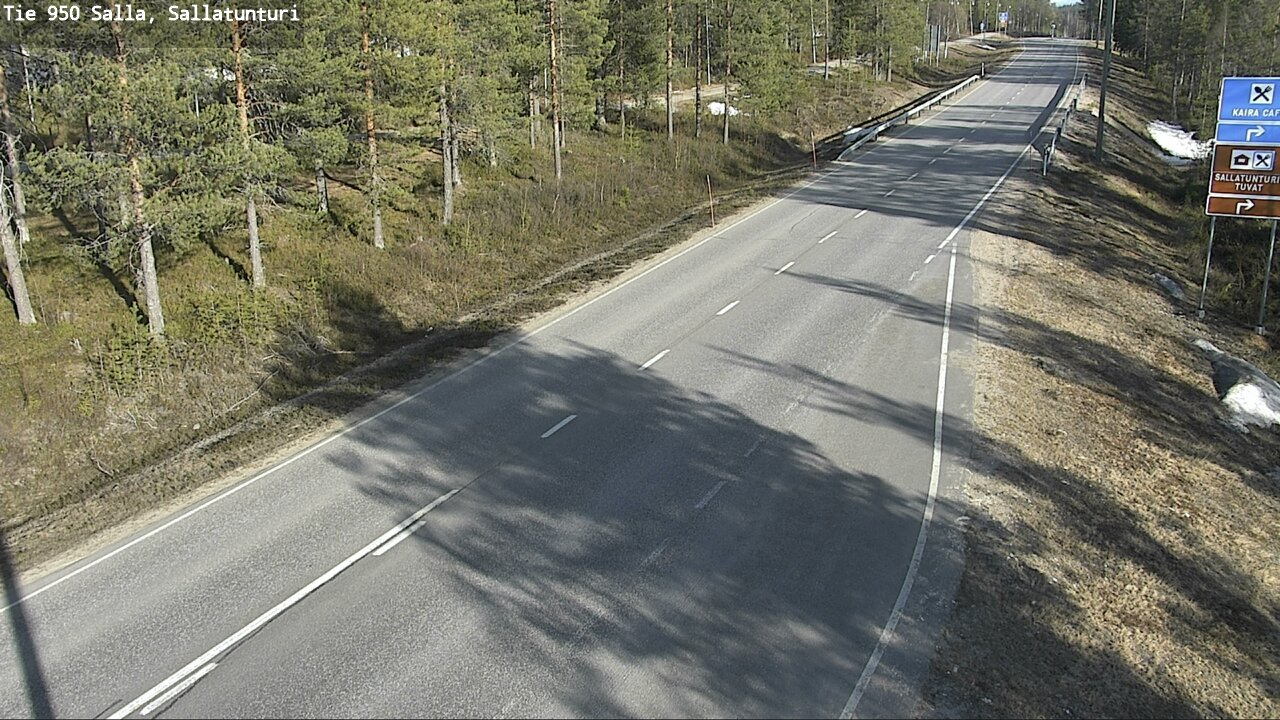 Kelikamerat Kuva Tie 950 Salla, Sallatunturi, Salla, Lappi