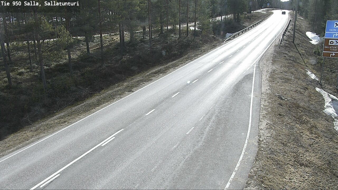 Kelikamerat Kuva Tie 950 Salla, Sallatunturi, Salla, Lappi