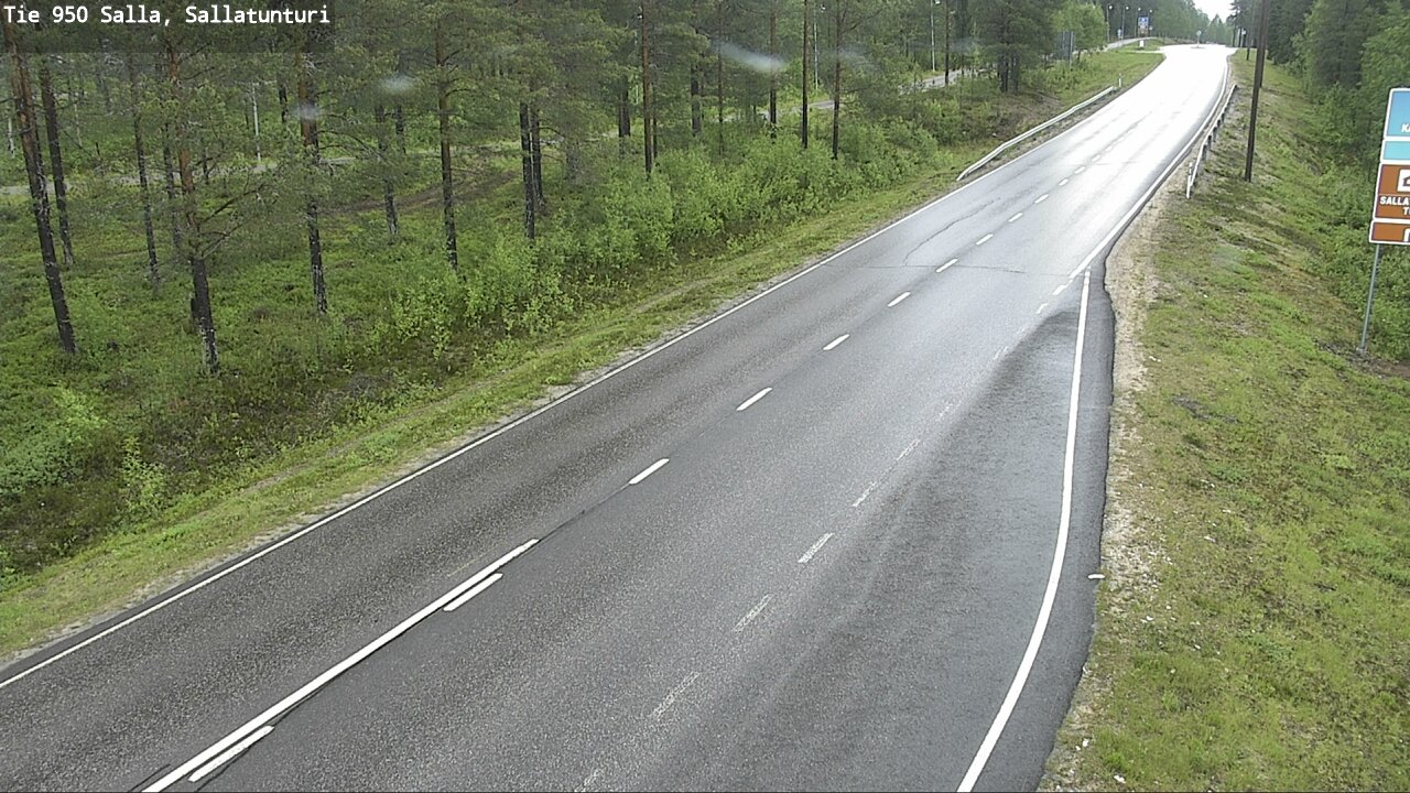 Kelikamerat Kuva Tie 950 Salla, Sallatunturi, Salla, Lappi