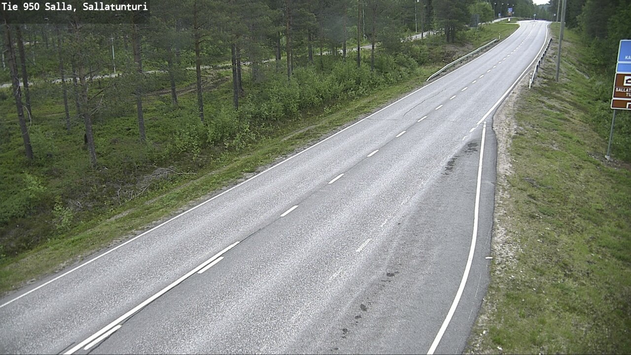 Kelikamerat Kuva Tie 950 Salla, Sallatunturi, Salla, Lappi