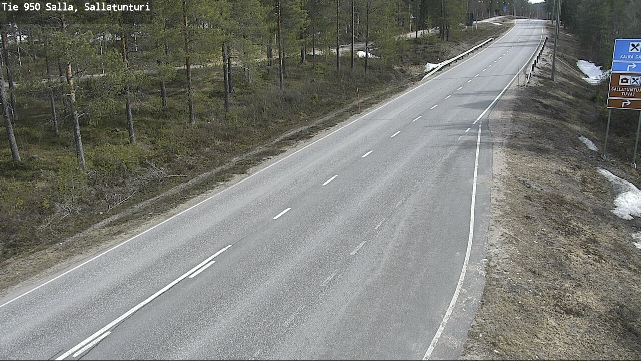 Kelikamerat Kuva Tie 950 Salla, Sallatunturi, Salla, Lappi