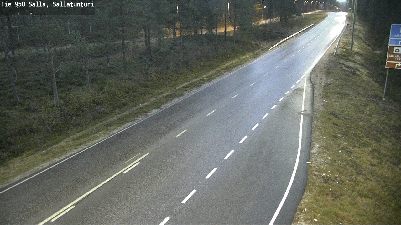 Kelikamerat Kuva Tie 950 Salla, Sallatunturi, Salla, Lappi