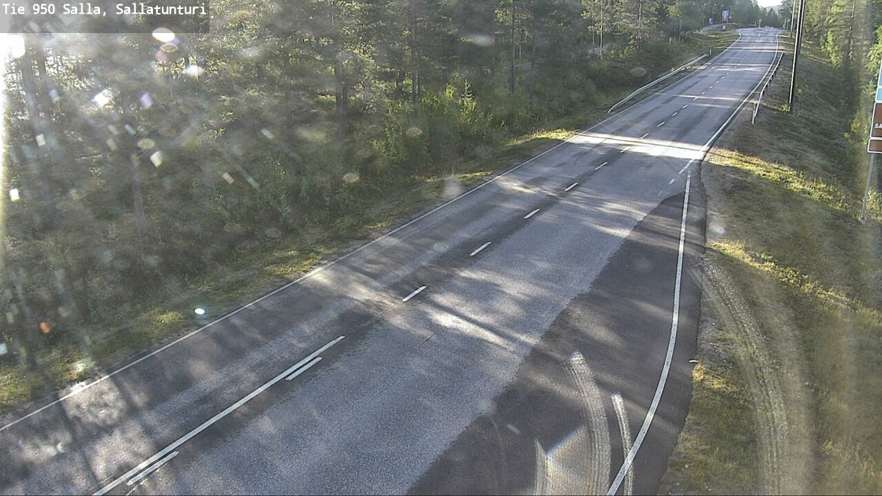 Weather Camera Image Road 950 Salla, Sallatunturi, Salla, Lappi