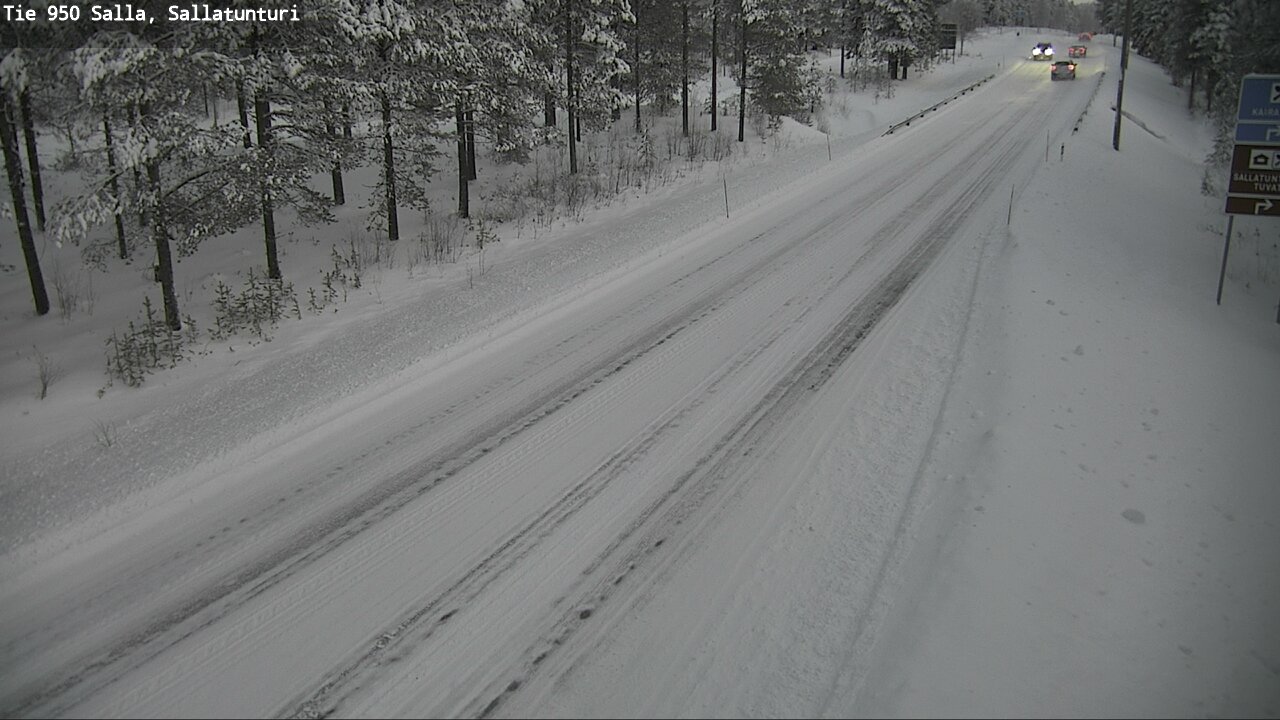 Weather Camera Image Road 950 Salla, Sallatunturi, Salla, Lappi