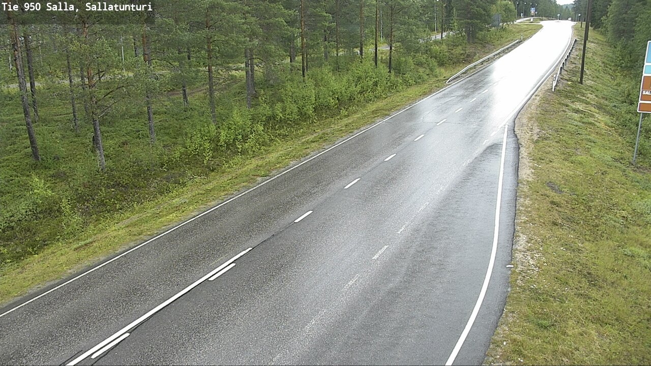 Weather Camera Image Road 950 Salla, Sallatunturi, Salla, Lappi