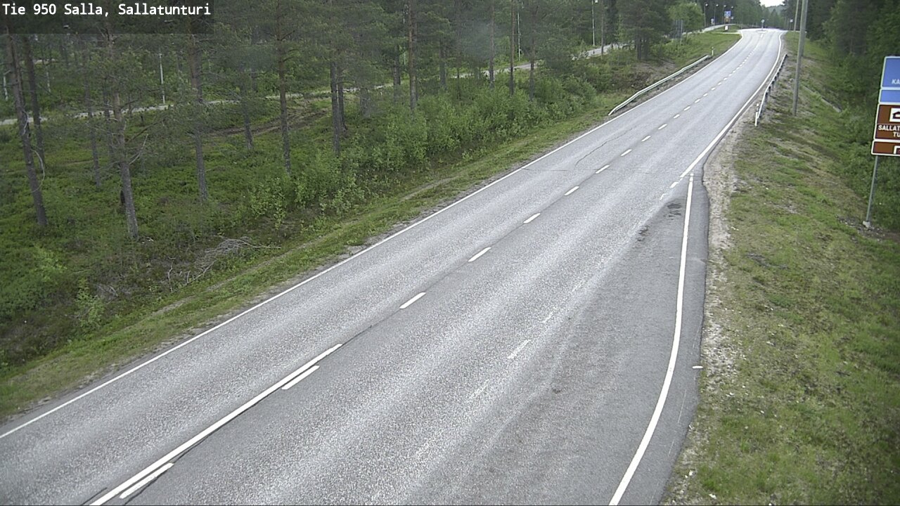 Kelikamerat Kuva Tie 950 Salla, Sallatunturi, Salla, Lappi