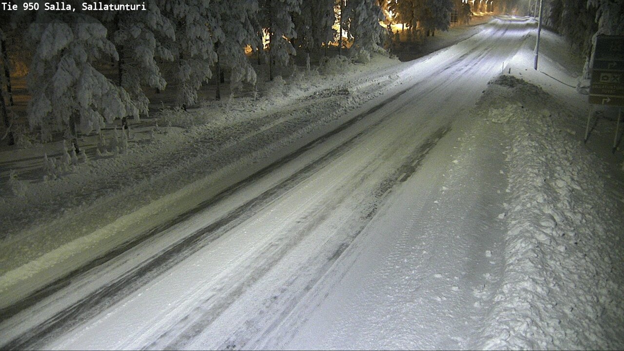 Kelikamerat Kuva Tie 950 Salla, Sallatunturi, Salla, Lappi