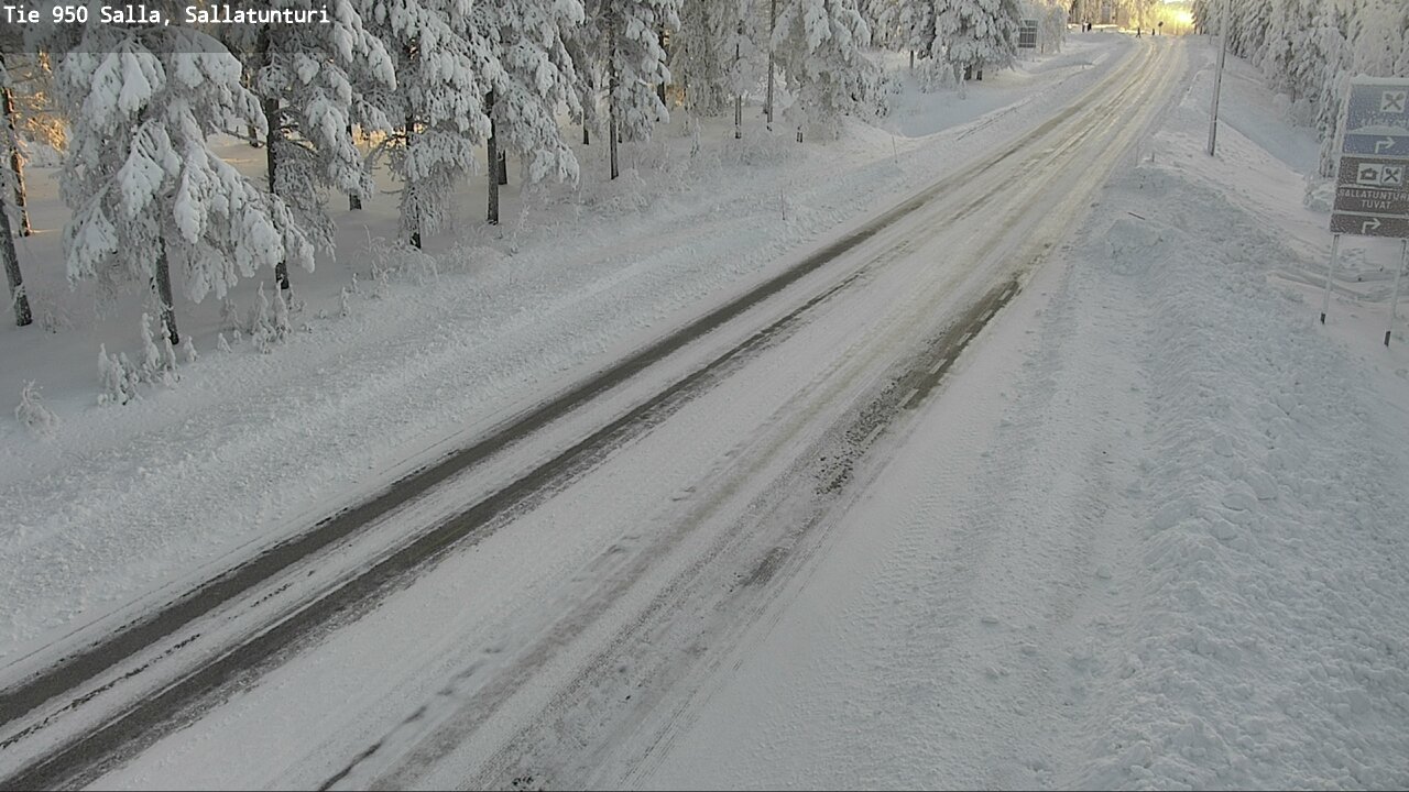 Kelikamerat Kuva Tie 950 Salla, Sallatunturi, Salla, Lappi