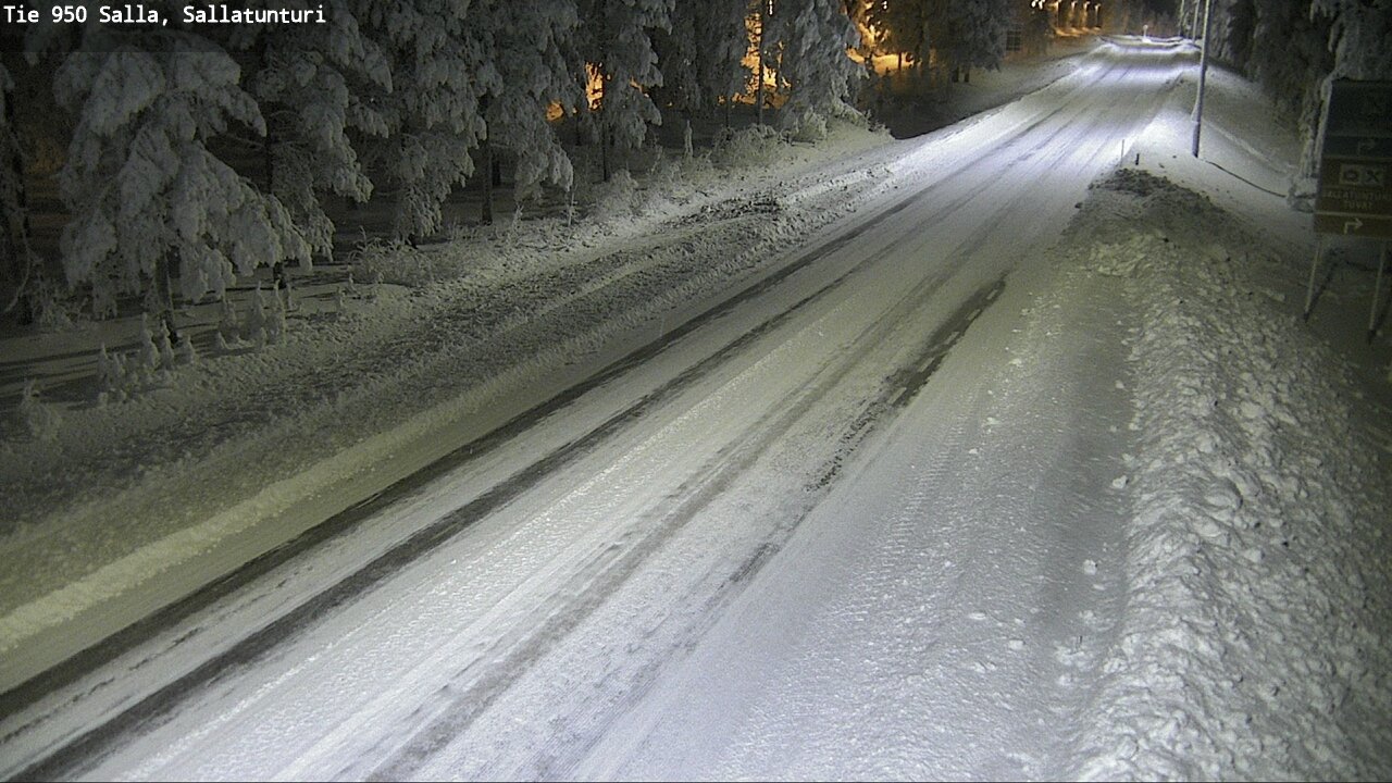 Kelikamerat Kuva Tie 950 Salla, Sallatunturi, Salla, Lappi