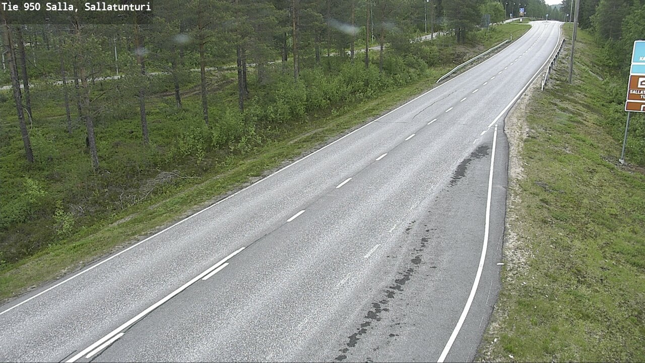 Kelikamerat Kuva Tie 950 Salla, Sallatunturi, Salla, Lappi