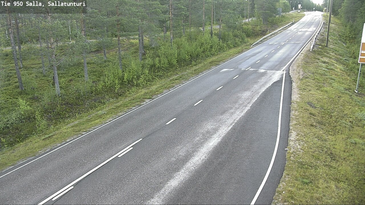 Weather Camera Image Road 950 Salla, Sallatunturi, Salla, Lappi