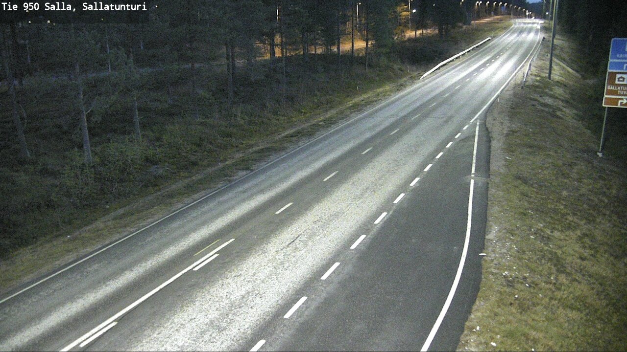 Kelikamerat Kuva Tie 950 Salla, Sallatunturi, Salla, Lappi