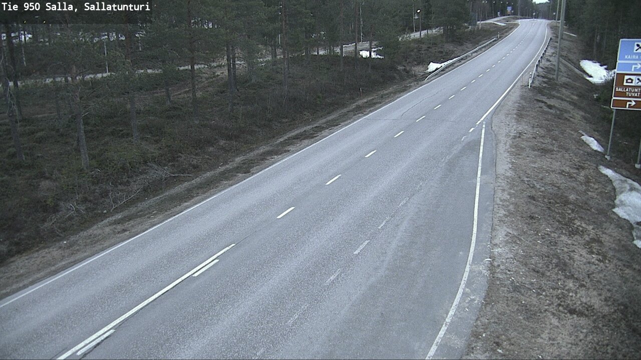 Kelikamerat Kuva Tie 950 Salla, Sallatunturi, Salla, Lappi