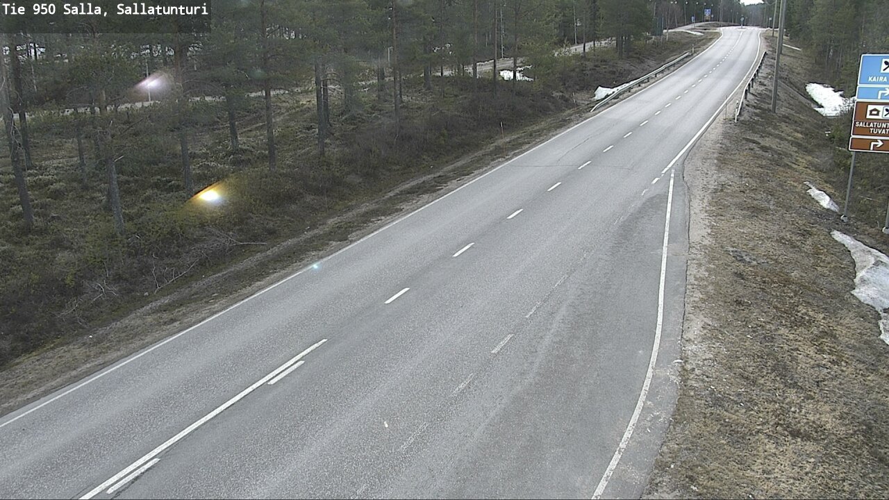Kelikamerat Kuva Tie 950 Salla, Sallatunturi, Salla, Lappi