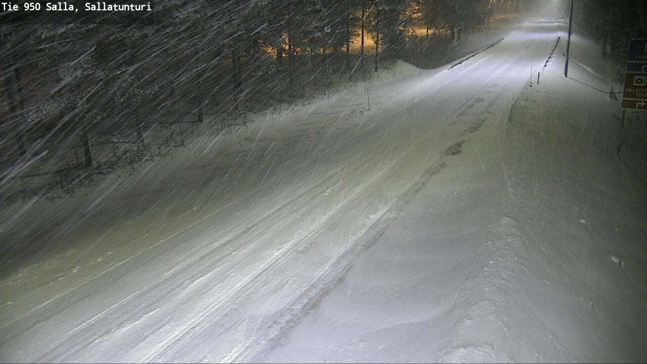 Weather Camera Image Road 950 Salla, Sallatunturi, Salla, Lappi