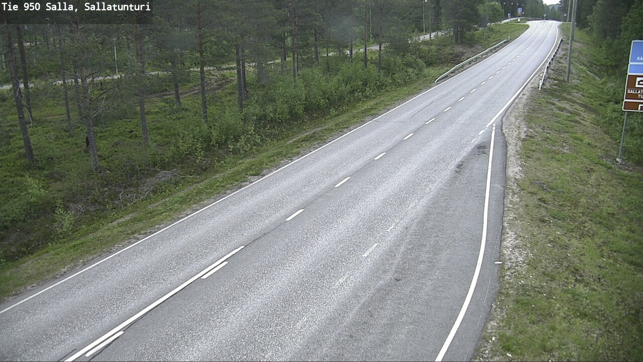 Kelikamerat Kuva Tie 950 Salla, Sallatunturi, Salla, Lappi