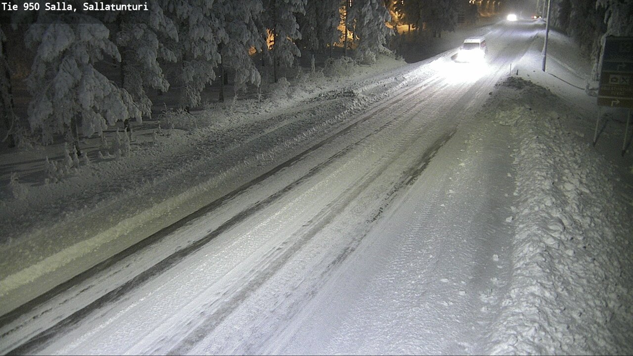Kelikamerat Kuva Tie 950 Salla, Sallatunturi, Salla, Lappi
