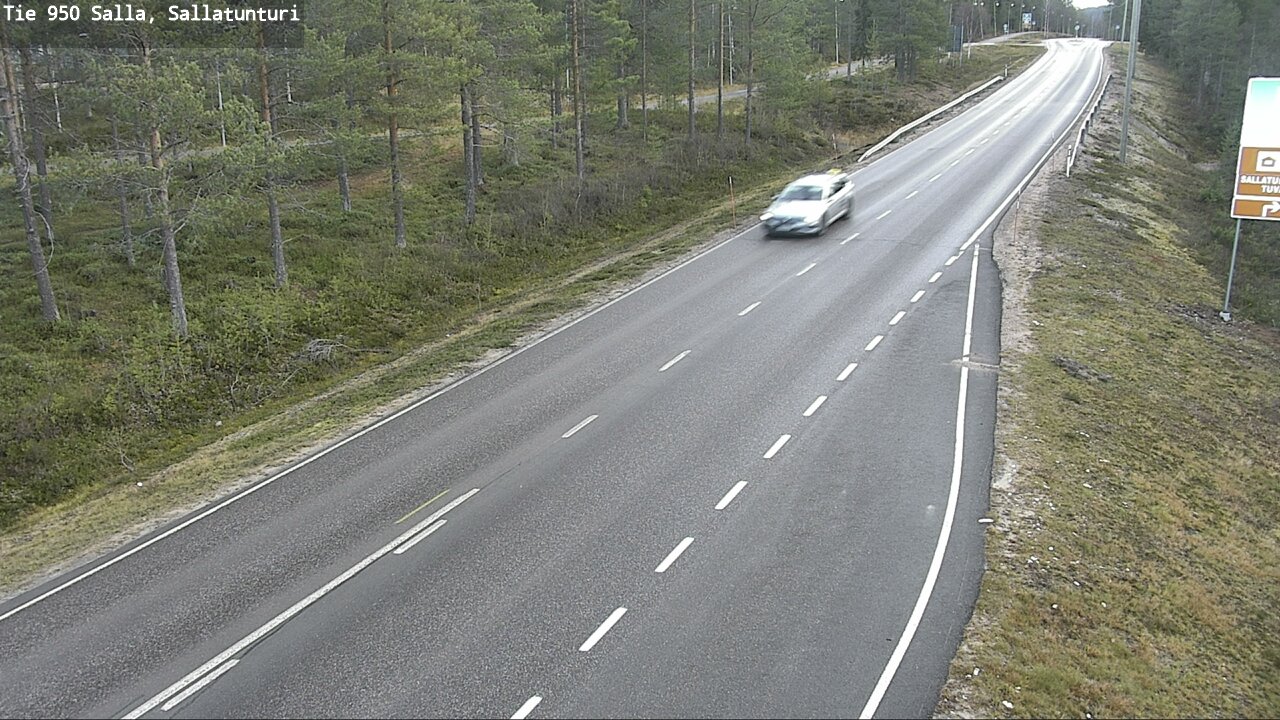 Kelikamerat Kuva Tie 950 Salla, Sallatunturi, Salla, Lappi