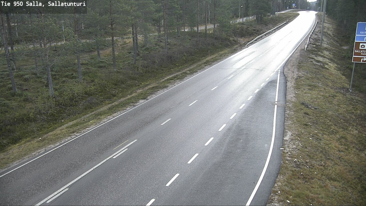 Kelikamerat Kuva Tie 950 Salla, Sallatunturi, Salla, Lappi