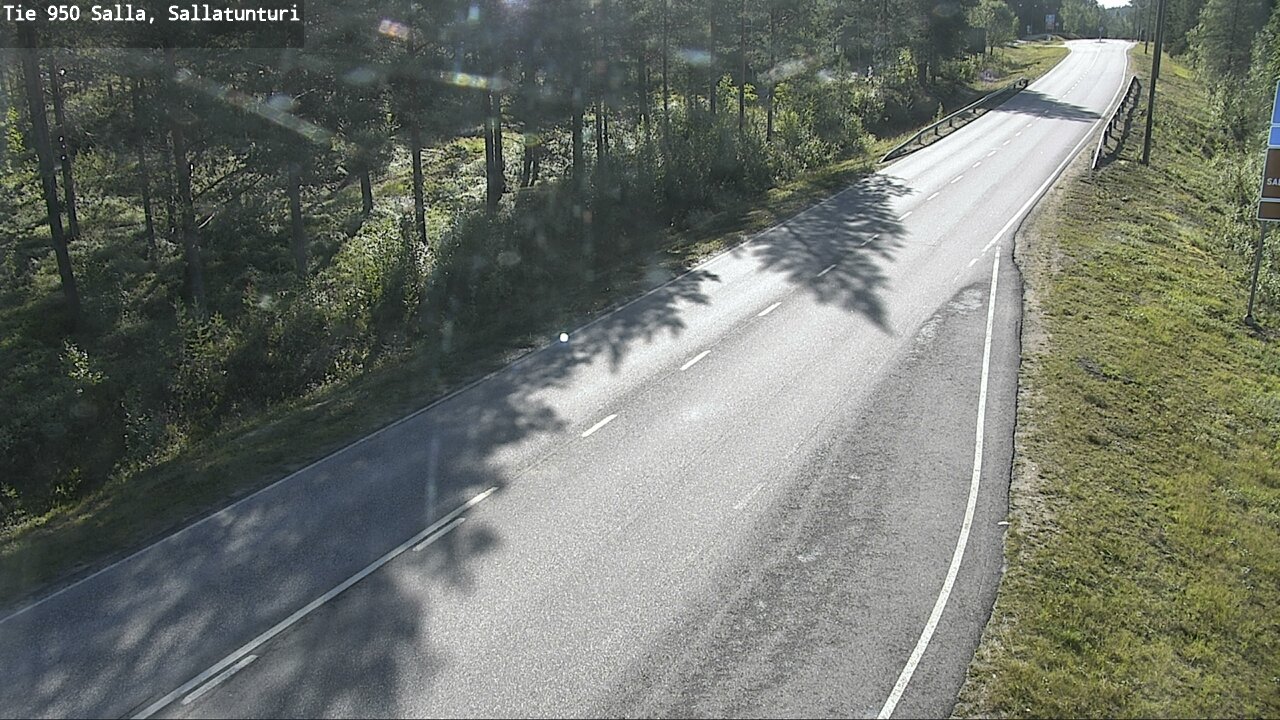 Weather Camera Image Road 950 Salla, Sallatunturi, Salla, Lappi