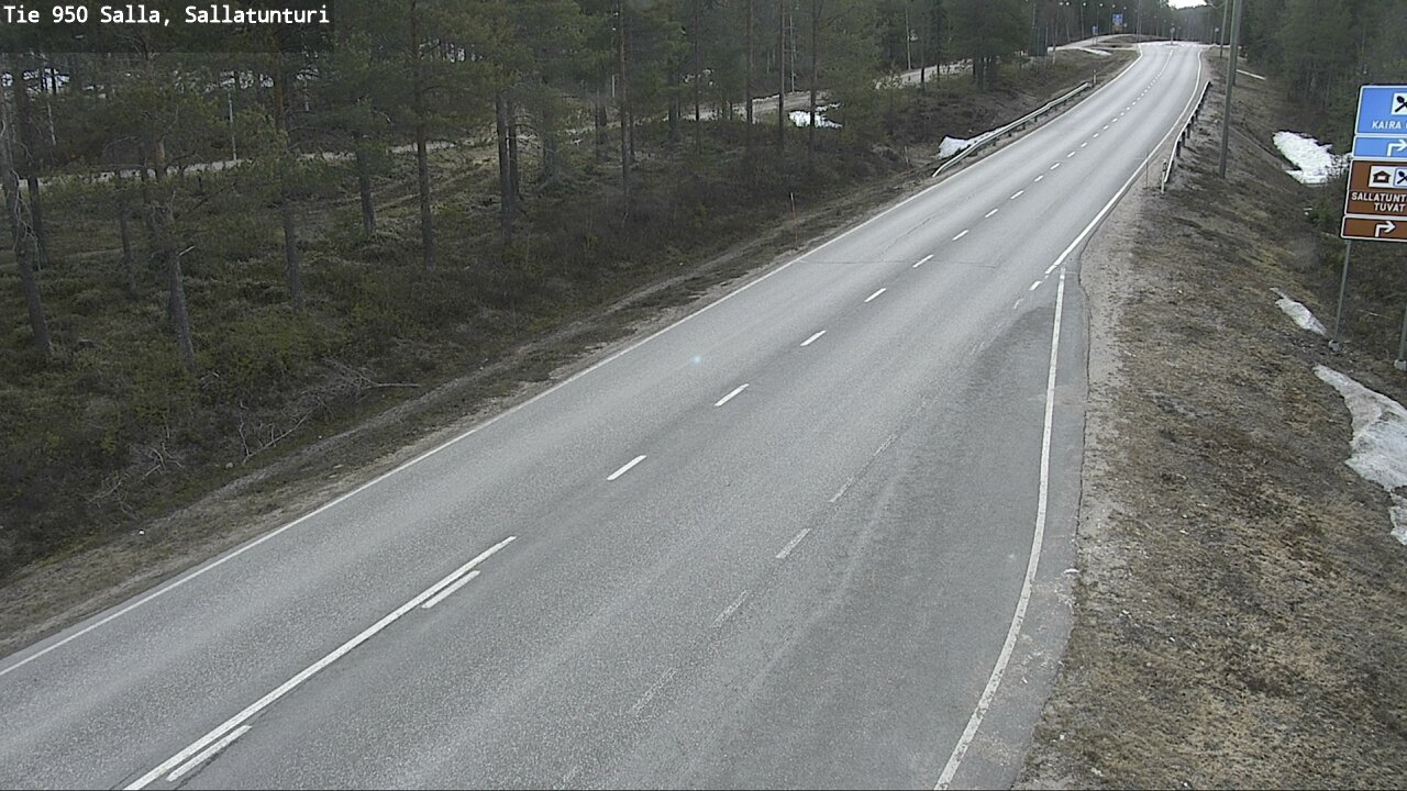 Kelikamerat Kuva Tie 950 Salla, Sallatunturi, Salla, Lappi